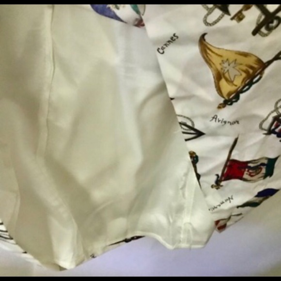 Cottage Tailor World Flags Skirt size 8 Orig Owner Summer - Picture 4 of 16